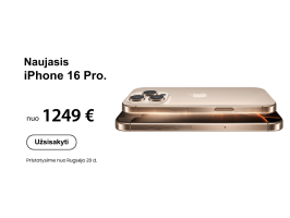 iPhone 16 Pro - užsisakykite