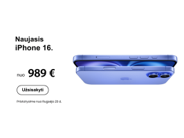 iPhone 16 - užsisakykite