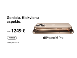 iPhone 16 Pro - jau prekyboje