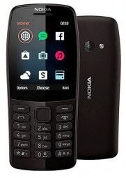  Nokia 210 juodos spalvos