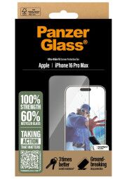 Panzerglass iPhone 16 Pro Max Uwf stikliukas - 1 nuotrauka