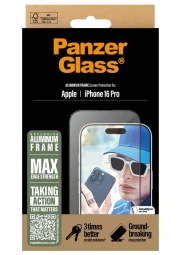 Panzerglass iPhone 16 Pro Aluminum frame stikliukas - 1 nuotrauka