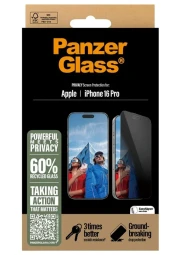 Panzerglass iPhone 16 Pro Privacy stikliukas, 1 nuotrauka