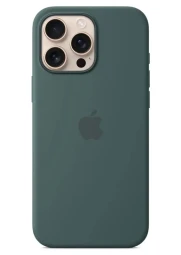 Apple iPhone 16 Pro Max silikoninis dėklas su MagSafe Lake green, 1 nuotrauka