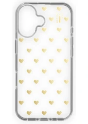 Ideal of Sweden Iphone 16 clear dėklas - Golden Hearts, 1 nuotrauka