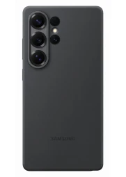  Samsung Galaxy S25 Ultra silikoninis dėklas, juoda, 1 nuotrauka