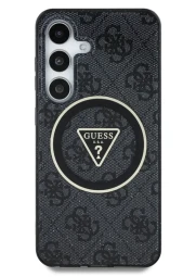 Guess Samsung Galaxy S25+ Triangle Magsafe dėklas, juoda, 1 nuotrauka