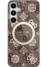 Guess Samsung Galaxy S25 Ultra Peony MagSafe pilkas dėklas, nuotrauka 1