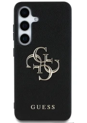 Guess Samsung Galaxy S25+ Grained Big 4G Logo dėklas, nuotrauka 1