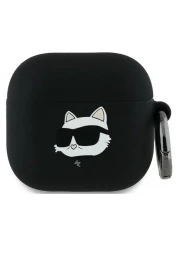 Karl Lagerfeld AirPods 4 Choupette Head dėklas,1 nuotrauka