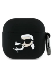 Karl Lagerfeld AirPods 4 Double Heads dėklas,1 nuotrauka