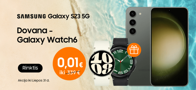 Samsung Galaxy S23 5G su dovana Galaxy Watch6, Mobili prekyba