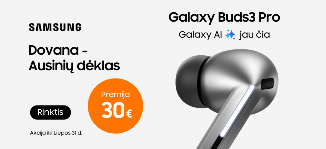 Samsung Galaxy Buds3 Pro ir Buds3, Mobili prekyba