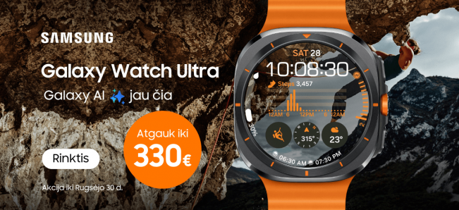 Samsung Galaxy Watch7 ir Watch Ultra akcija, Mobili prekyba