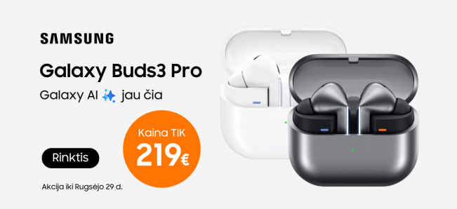 Samsung Galaxy Buds3 Pro akcija, Mobili prekyba