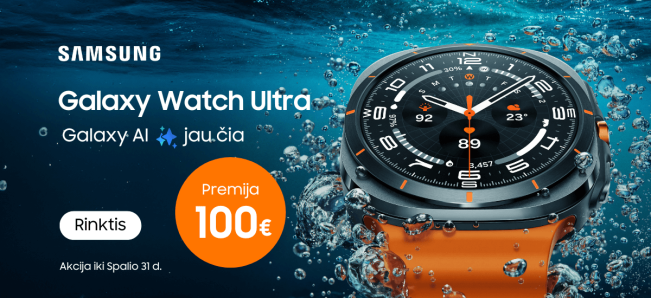 Samsung Galaxy Watch7 ir Watch Ultra akcija, Mobili prekyba