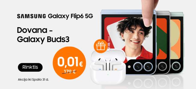 Samsung Galaxy Flip6 akcija, Mobili prekyba