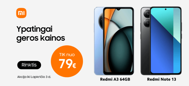 Xiaomi Redmi A3 akcija, Mobili prekyba