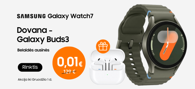 Samsung Galaxy Watch7 dovana Buds3, Mobili prekyba