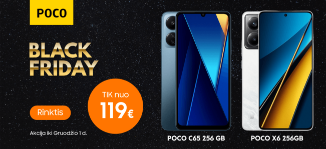 Poco Black Friday pasiūlymai, Mobili prekyba