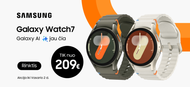 Samsung Galaxy Watch7 akcija, Mobili prekyba