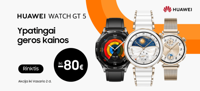 Huawei Watch GT 5 akcija, Mobili prekyba