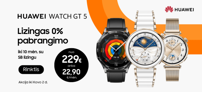 Huawei Watch GT 5 akcija, Mobili prekyba