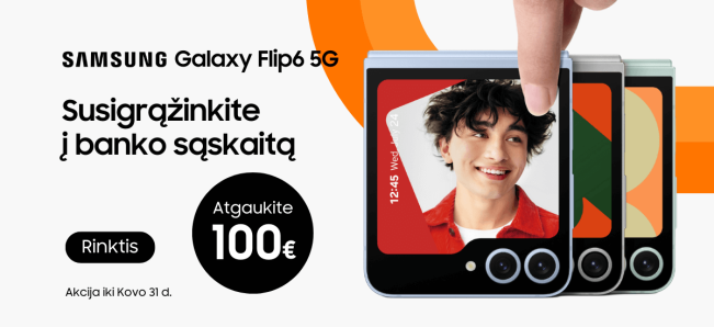 Samsung Galaxy Flip6 akcija, Mobili prekyba