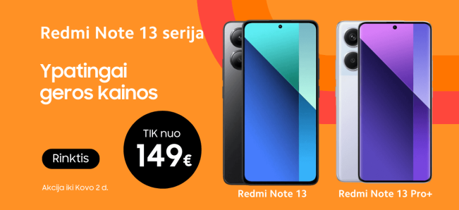 Xiaomi Redmi Note 13 akcija, Mobili prekyba