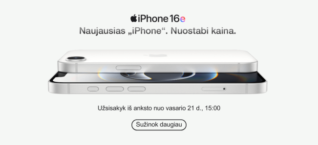 iPhone 16e jau greitai prekyboje, Mobili prekyba