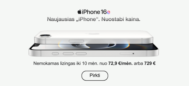 iPhone 16e jau prekyboje, Mobili prekyba