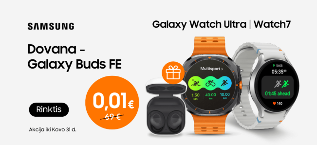 Samsung Galaxy Watch7 akcija, Mobili prekyba