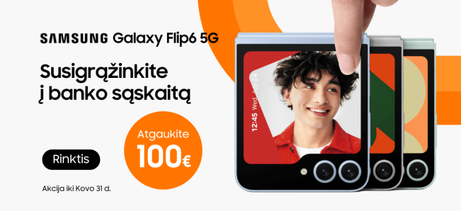 Samsung Galaxy Flip6 akcija, Mobili prekyba