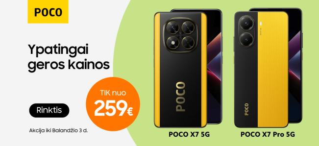 Poco X7 serija akcija, Mobili prekyba