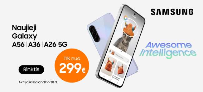 Samsung Galaxy A56 A36 A26 akcija, Mobili prekyba