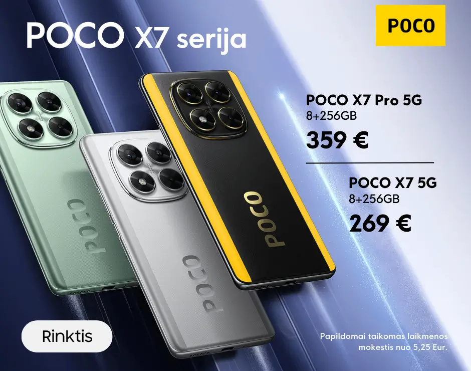 Poco X7 X7 Pro naujiena akcija, Mobili prekyba