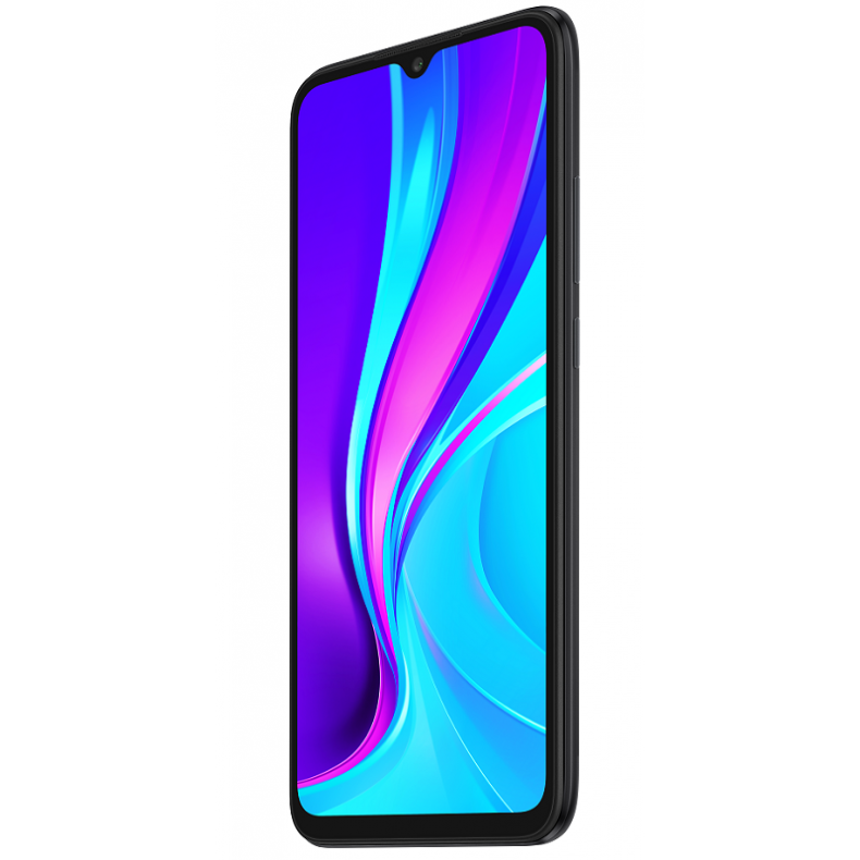 Xiaomi redmi 9c 64GB juodas priekis dešiniu šonu