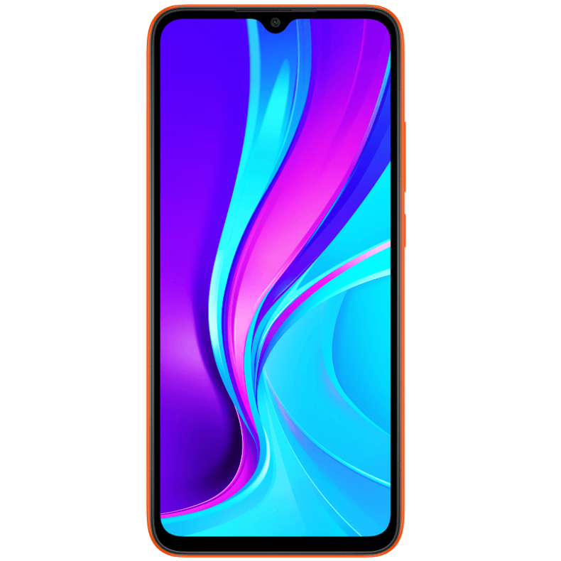 Xiaomi redmi 9C 64GB oranžinis iš priekio