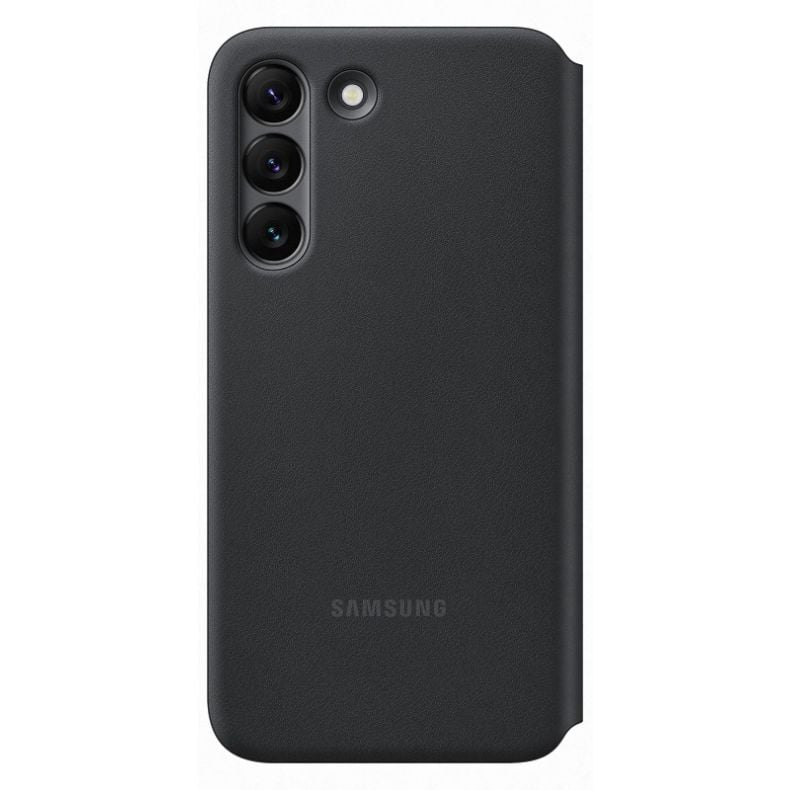 Samsung Galaxy S22+ orginalus Led View dėklas ant telefono