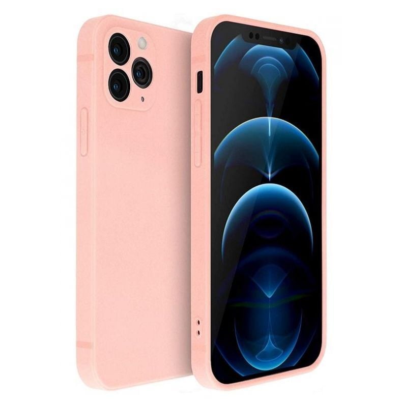 silikoninis dėklas iPhone 12 | 12Pro rausvas