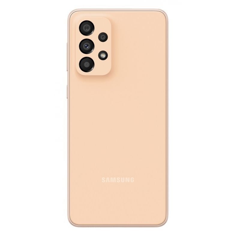 Samsung A33 nugarele persikinė spalva