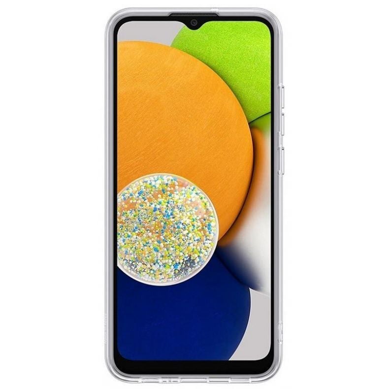 Galaxy A03 4G skaidrus silikoninis dėklas