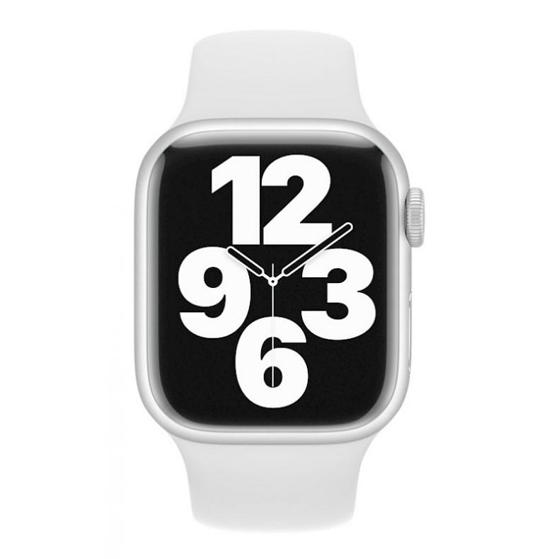 silikoninis dirželis Apple Watch 38 | 40 | 41 mm baltas