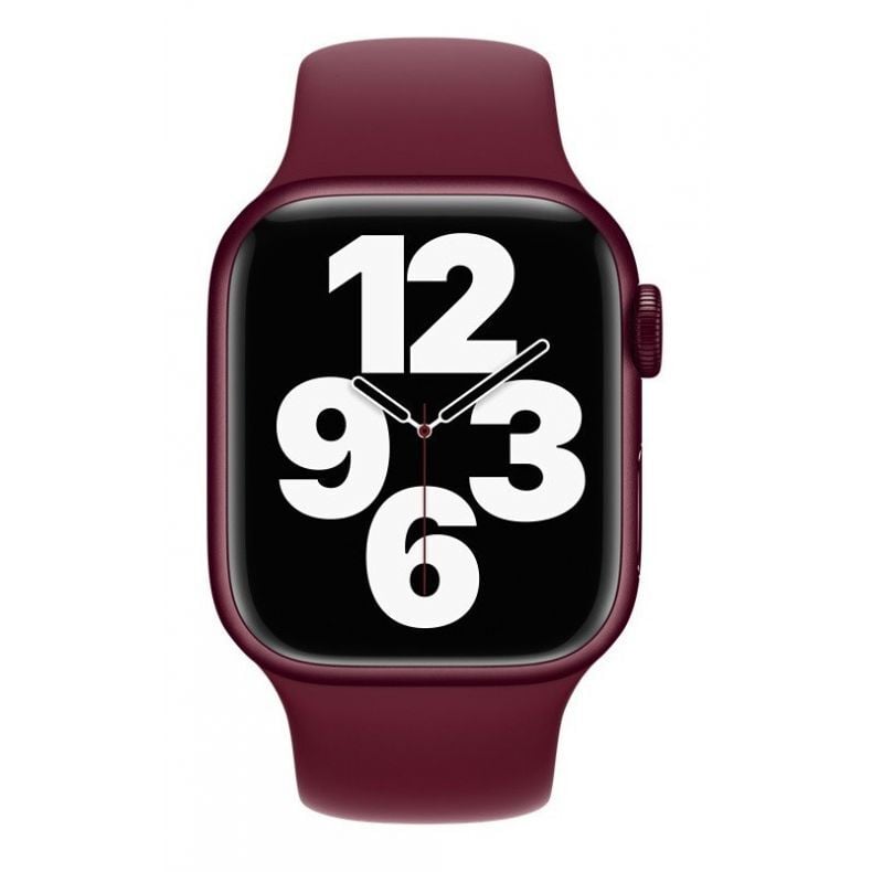 silikoninis dirželis Apple Watch 38 | 40 | 41 mm burgundiška