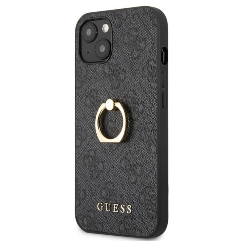 GUESS PU 4G Ring dėklas iPhone 13