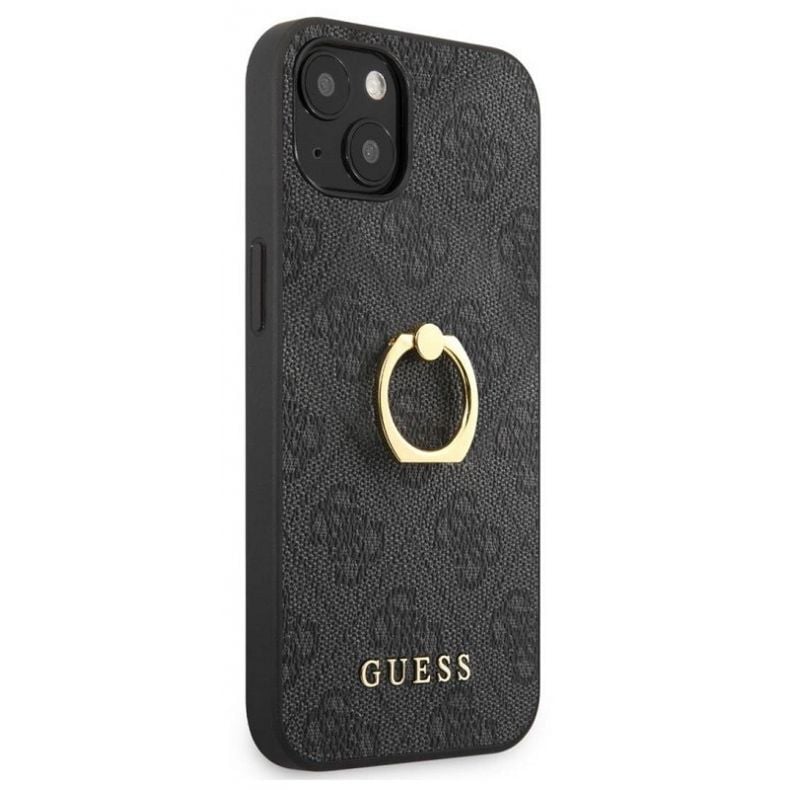 GUESS PU 4G Ring dėklas iPhone 13