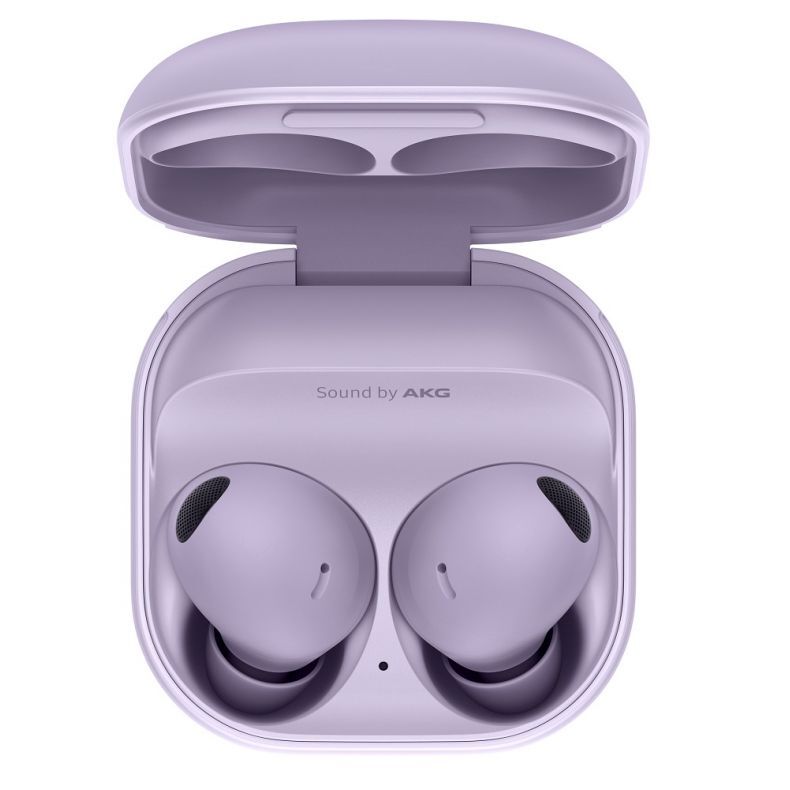 Samsung Buds 2 Pro ausines Bora Purple spalva atidarytas deklas