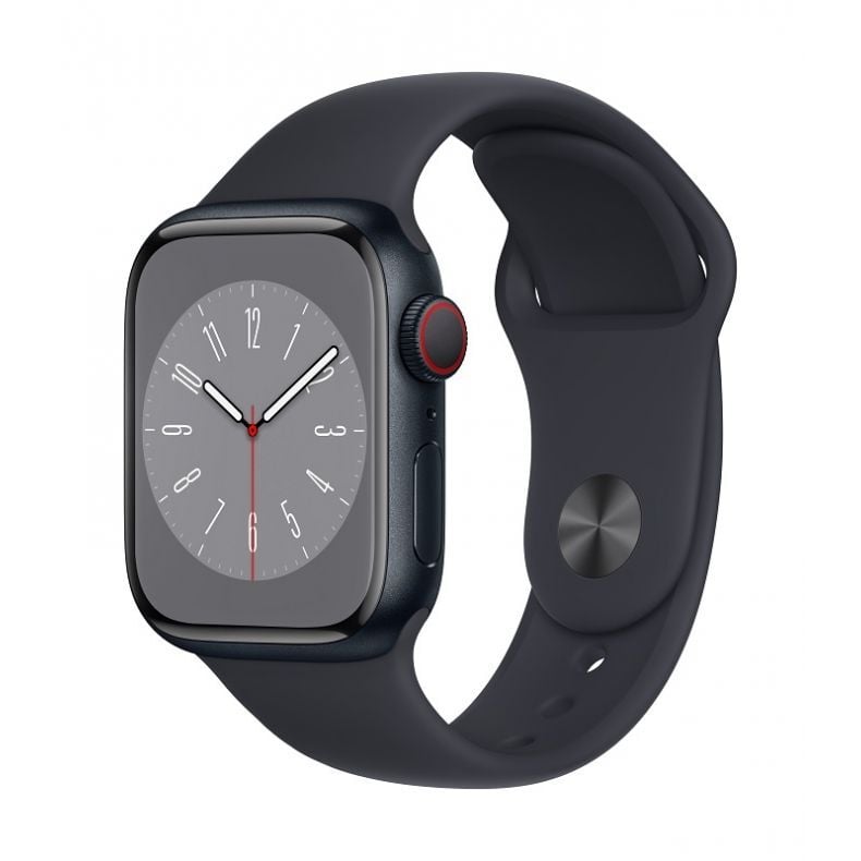 Apple_Watch_Series_8_Cellular_41mm_Midnight_Aluminum_Midnight_Sport_Band_34FR_Screen__USEN