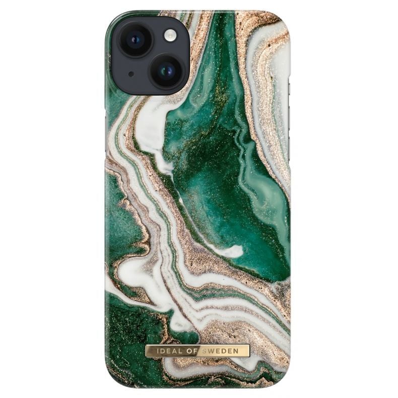 iPhone 14 Plus dėklas Golden Jade Marble