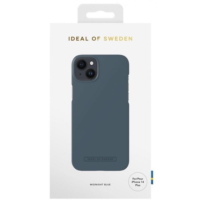 iDeal Seamless dėklas iPhone 14 Pluas Midnight Blue